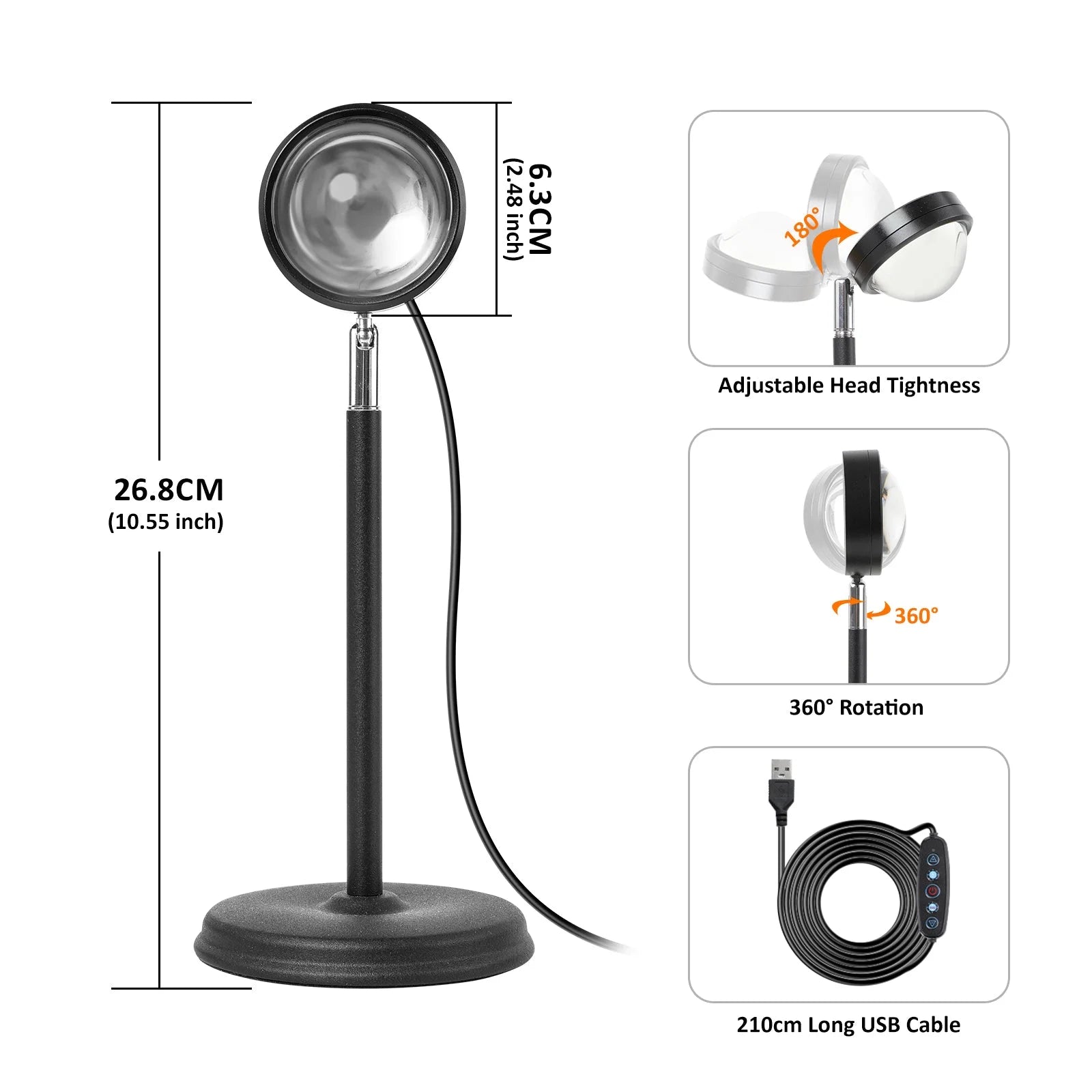 NovaGlow Ambient Sunset Lamp // Smart App Control